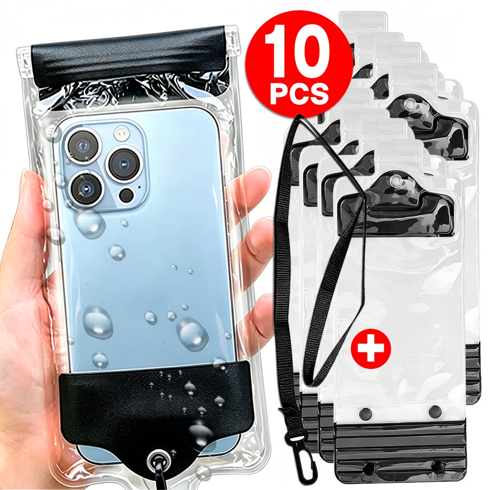 Gaming Accessories Rack - 1-10개입 유니버설 IPX8 방수폰케이스 (아이폰 17,