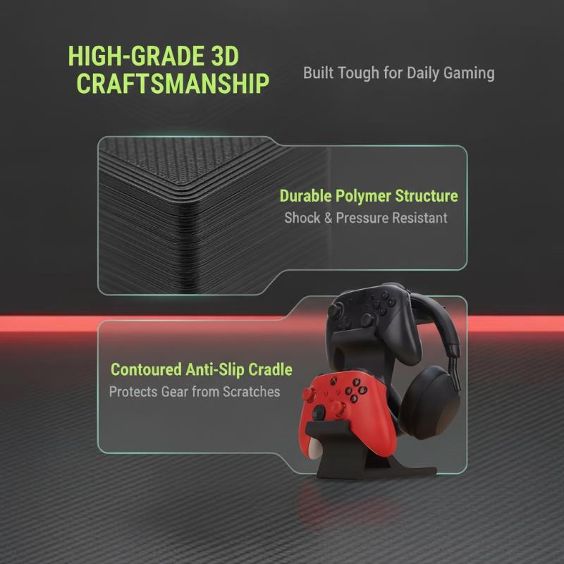 다용도 게임 컨트롤러 및 헤드폰 거치대, 책상 정리에  - Gaming Accessories Rack 리뷰 및 가격