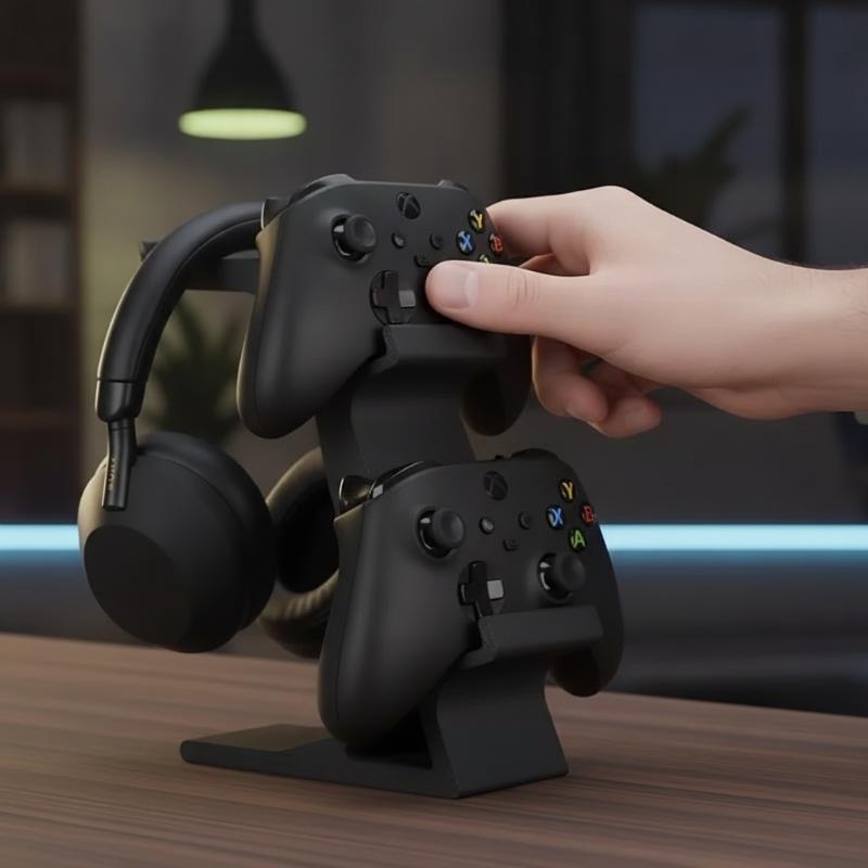 다용도 게임 컨트롤러 및 헤드폰 거치대, 책상 정리에  - Gaming Accessories Rack 리뷰 및 가격