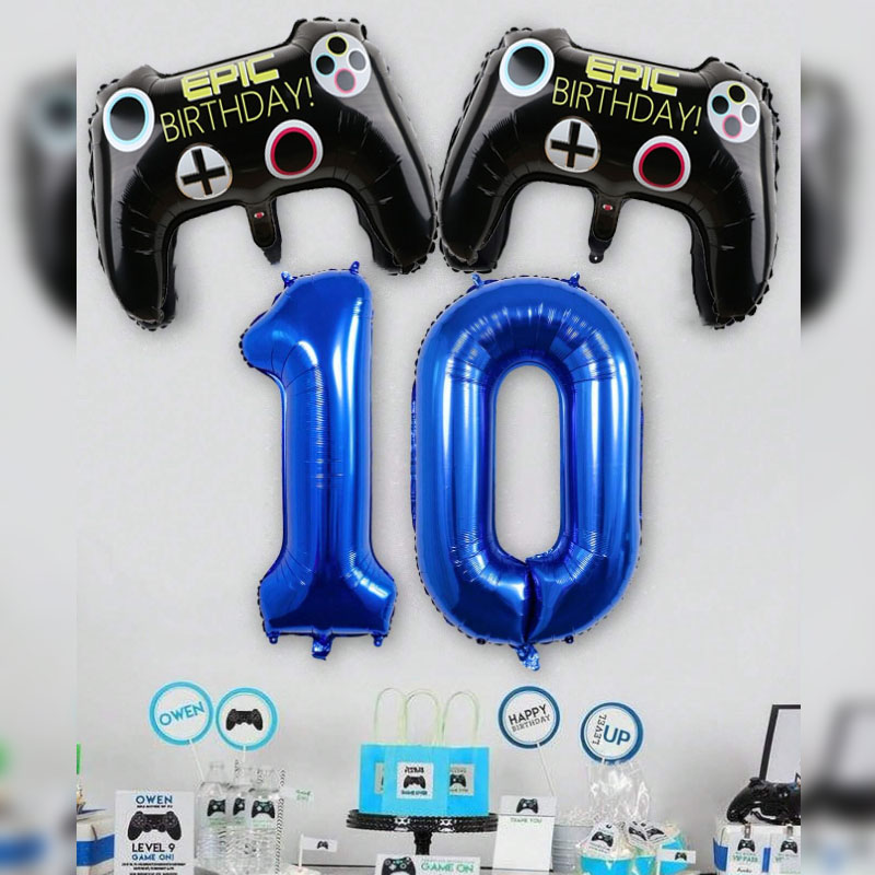 3pcs 비디오 게임 파티 용품 세트 아기 소년 생일  - Gaming Accessories For Room 리뷰 및 가격
