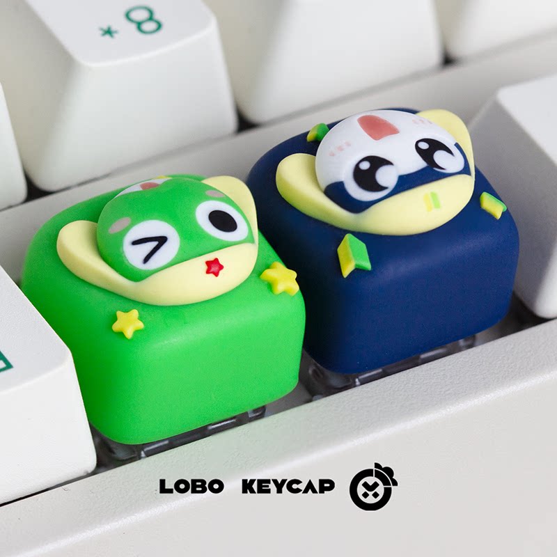 Keroro 테마 애니메이션 키캡 기계식 키보드 수지  - Gaming Accessories Aesthetic 리뷰 및 가격