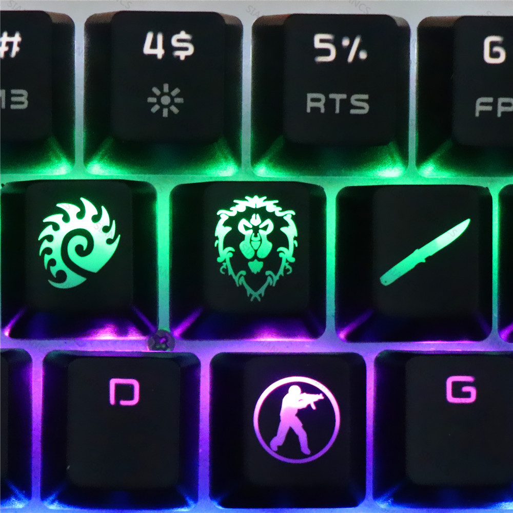 CS GO 게임 키 캡 World Of Warcraft - Gaming Accessories Aesthetic 리뷰 및 가격